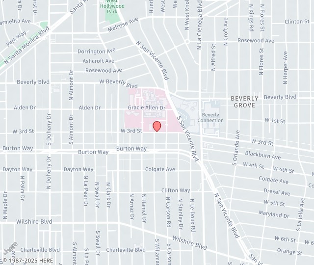 Location Map: 8631 West 3rd Street Los Angeles, CA 90048